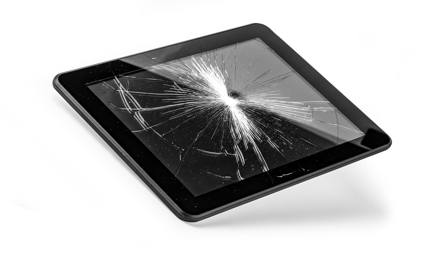 Tablet pc with broken screen